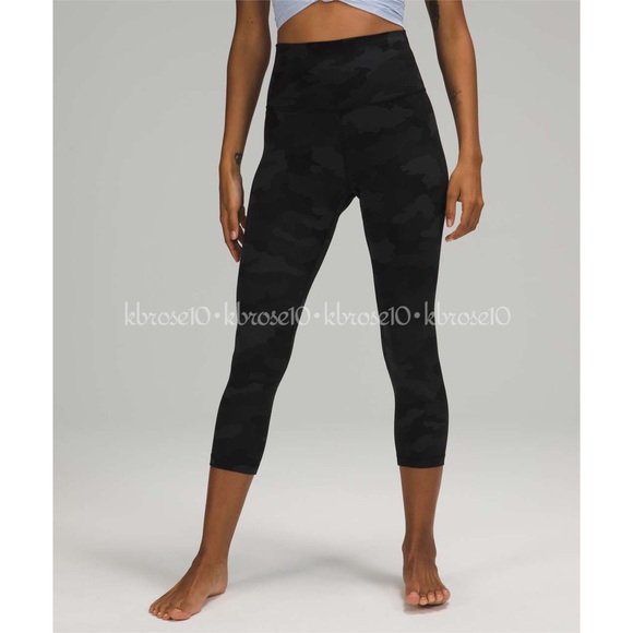 lululemon athletica Pants - SALE✨New! Lululemon Align Crop 21" Heritage 365 Camo Deep Coal Multi Size 8